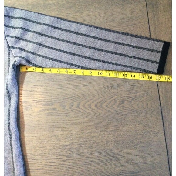 ILK Petek Cardigan Sweater Women's Size S Color Brown Striped Button Up Knit - Picture 9 of 11